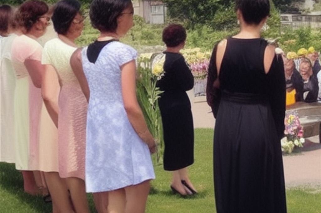 Sukienka damska na pogrzeb w lecie